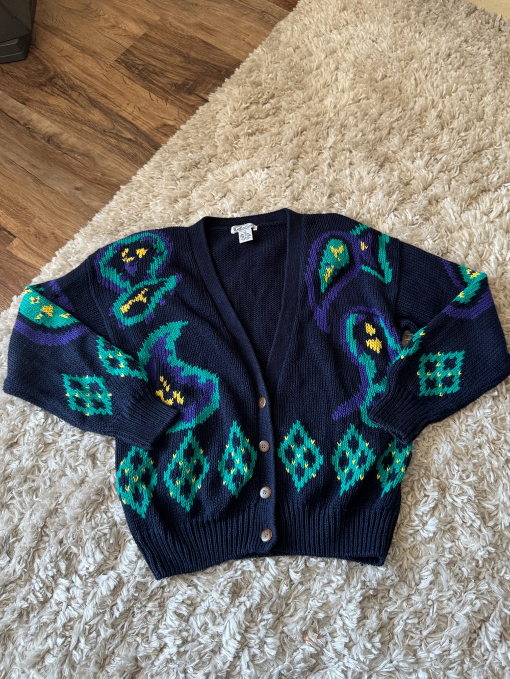 Gallagher Cotton Blend Funky Fall Sweater